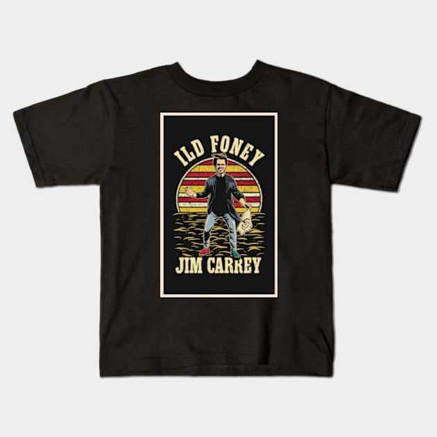 Jim carrey Kids T-Shirt by TshirtMA